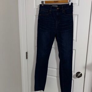 Madewell Women's Deep Indigo Skinny Jeans (26 tall)